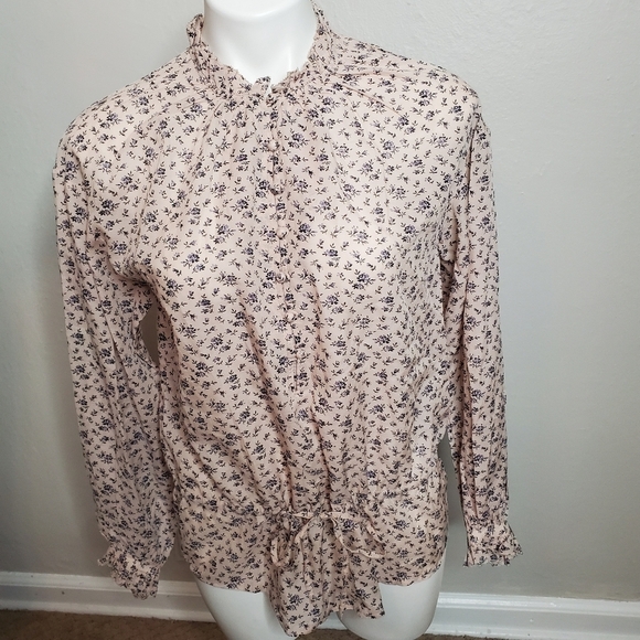 NEW Joie Senaya Floral Pink Top Small - Picture 2 of 15